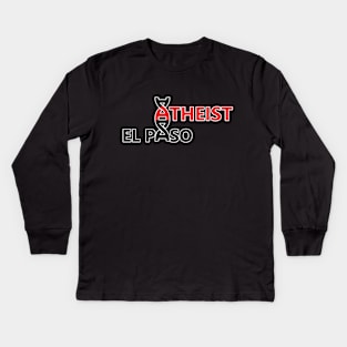 El Paso Atheist Logo Kids Long Sleeve T-Shirt